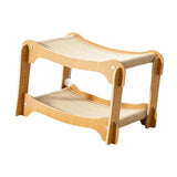 Maxbell Cat Scratcher Bed Double Layer Stable Wear Resistant Durability Sleeping Bed