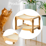 Maxbell Cat Scratcher Bed Double Layer Stable Wear Resistant Durability Sleeping Bed