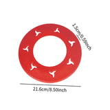 Maxbell Interactive Dog Toy Floating Flying Saucer Chase Play Summer Dog Flying Disc Red