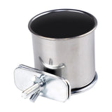 Maxbell Bird Feeding Dish Cup Sturdy Bird Cage Water Bowl for Macaw Parakeet Budgies Diameter 4.5cm