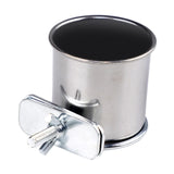 Maxbell Bird Feeding Dish Cup Sturdy Bird Cage Water Bowl for Macaw Parakeet Budgies Diameter 5.5cm