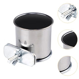 Maxbell Bird Feeding Dish Cup Sturdy Bird Cage Water Bowl for Macaw Parakeet Budgies Diameter 6.5cm