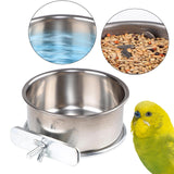 Maxbell Bird Feeding Dish Cup Bird Cage Water Bowl for Chinchilla Macaw Small Animal Diameter 10cm