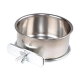 Maxbell Bird Feeding Dish Cup Bird Cage Water Bowl for Chinchilla Macaw Small Animal Diameter 10cm