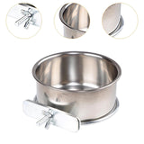 Maxbell Bird Feeding Dish Cup Bird Cage Water Bowl for Chinchilla Macaw Small Animal Diameter 10cm
