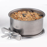 Maxbell Bird Feeding Dish Cup Bird Cage Water Bowl for Chinchilla Macaw Small Animal Diameter 10cm