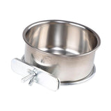 Maxbell Bird Feeding Dish Cup Bird Cage Water Bowl for Chinchilla Macaw Small Animal Diameter 12cm