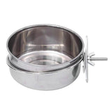 Maxbell Bird Feeding Dish Cup Bird Cage Water Bowl for Chinchilla Macaw Small Animal Diameter 12cm
