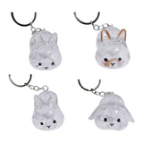 Maxbell Rabbit Keychain Multifunctional Compact Unique Rabbit Memorial Gift Souvenir Style A
