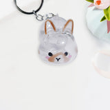 Maxbell Rabbit Keychain Multifunctional Compact Unique Rabbit Memorial Gift Souvenir Style A
