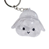 Maxbell Rabbit Keychain Multifunctional Compact Unique Rabbit Memorial Gift Souvenir Style C