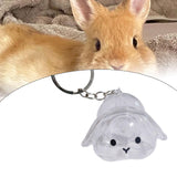 Maxbell Rabbit Keychain Multifunctional Compact Unique Rabbit Memorial Gift Souvenir Style C