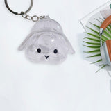 Maxbell Rabbit Keychain Multifunctional Compact Unique Rabbit Memorial Gift Souvenir Style C