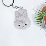 Maxbell Rabbit Keychain Multifunctional Compact Unique Rabbit Memorial Gift Souvenir Style D