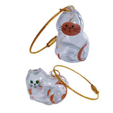 Maxbell Pet Hair Memorial Bottle Remembrance Gift Cute Pendant Cat Hair Keepsake Jar 2.5cmx4.5cm