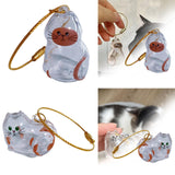 Maxbell Pet Hair Memorial Bottle Remembrance Gift Cute Pendant Cat Hair Keepsake Jar 2.5cmx4.5cm