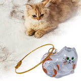 Maxbell Pet Hair Memorial Bottle Remembrance Gift Cute Pendant Cat Hair Keepsake Jar 3.5cmx3cm