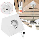 Maxbell Ceiling Fan Box Stable White Sturdy Supports Fan Adjustable Fan Mounting Box