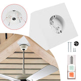 Maxbell Ceiling Fan Box Stable White Sturdy Supports Fan Adjustable Fan Mounting Box