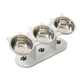 Maxbell Raised Cat Feeder Bowls Dishes Food, Treat and Water for Small Dogs and Cats