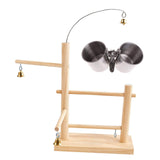 Maxbell Parrot Playstand Parrot Perch Bird Playground for Cage Activity Conure Finch