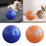 Maxbell Smart Bouncing Ball Electronic Interactive Toy for Biting Exercise Cats Dogs Blue