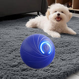 Maxbell Smart Bouncing Ball Electronic Interactive Toy for Biting Exercise Cats Dogs Blue