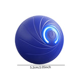 Maxbell Smart Bouncing Ball Electronic Interactive Toy for Biting Exercise Cats Dogs Blue