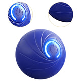 Maxbell Smart Bouncing Ball Electronic Interactive Toy for Biting Exercise Cats Dogs Blue