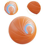 Maxbell Smart Bouncing Ball Electronic Interactive Toy for Biting Exercise Cats Dogs Orange
