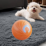 Maxbell Smart Bouncing Ball Electronic Interactive Toy for Biting Exercise Cats Dogs Orange
