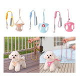 Maxbell Dog Harness with Leash Set Practical Sturdy Pet Training Adjustable Yellow