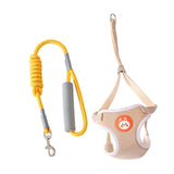 Maxbell Dog Harness with Leash Set Practical Sturdy Pet Training Adjustable Yellow