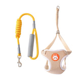 Maxbell Dog Harness with Leash Set Practical Sturdy Pet Training Adjustable Yellow