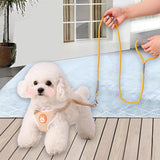 Maxbell Dog Harness with Leash Set Practical Sturdy Pet Training Adjustable Yellow