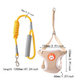 Maxbell Dog Harness with Leash Set Practical Sturdy Pet Training Adjustable Yellow