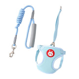 Maxbell Dog Harness with Leash Set Practical Sturdy Pet Training Adjustable Blue