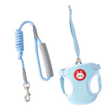 Maxbell Dog Harness with Leash Set Practical Sturdy Pet Training Adjustable Blue