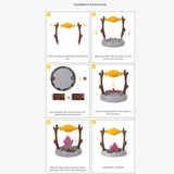 Maxbell Interactive Cat Toy Slow Feeder Cat Bowl for Indoor Cats Kittens IQ Training