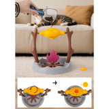 Maxbell Interactive Cat Toy Slow Feeder Cat Bowl for Indoor Cats Kittens IQ Training