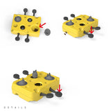 Maxbell Interactive Treat Puzzle Cat Toy Funny Slow Feeding Play Treat Puzzle Feeder