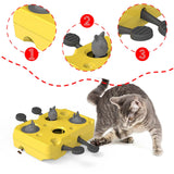 Maxbell Interactive Treat Puzzle Cat Toy Funny Slow Feeding Play Treat Puzzle Feeder