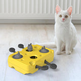 Maxbell Interactive Treat Puzzle Cat Toy Funny Slow Feeding Play Treat Puzzle Feeder