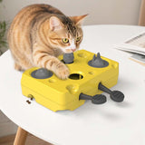 Maxbell Interactive Treat Puzzle Cat Toy Funny Slow Feeding Play Treat Puzzle Feeder