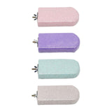 Maxbell Parrot Stand Beak Grinding Stone Nail Trims Bird Perch Platform Violet