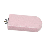 Maxbell Parrot Stand Beak Grinding Stone Nail Trims Bird Perch Platform Pink
