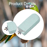 Maxbell Parrot Stand Beak Grinding Stone Nail Trims Bird Perch Platform Light Blue