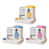 Maxbell Automatic Pet Feeder and Waterer for Indoor Cats and Small Dogs Puppy Kitten Yellow