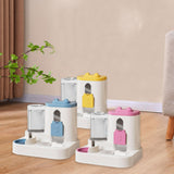 Maxbell Automatic Pet Feeder and Waterer for Indoor Cats and Small Dogs Puppy Kitten Yellow