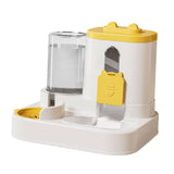 Maxbell Automatic Pet Feeder and Waterer for Indoor Cats and Small Dogs Puppy Kitten Yellow